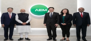 Indian PM Narendra Modi visits AEM 