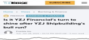 YANGZIJIANG FINANCIAL: Can It Mirror Yangzijiang Shipbuilding's Rise?